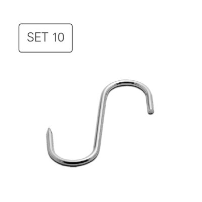 Weis Fleischhaken Räucherhaken 12 cm Edelstahl 10 Stück