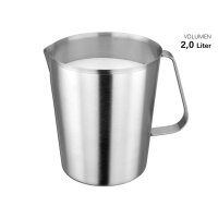Weis Messbecher Edelstahl satiniert 2000 ml