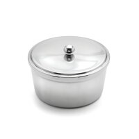 Weis Margarinedose Butterdose rund 13 cm Edelstahl