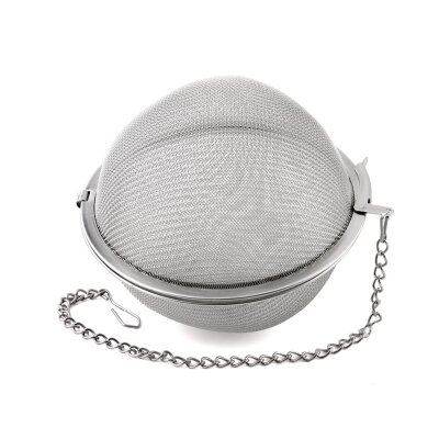 Weis Teekugel Gewürzkugel mit Kette 15 cm Edelstahl