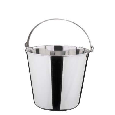 Weis Edelstahleimer 5 ltr. mit Skalierung