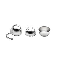 Weis Teebrüher mit Abtropfschale 3,5 cm Edelstahl