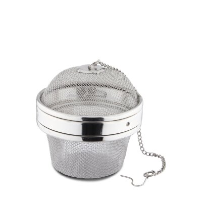 Weis Gewürzkugel Teekugel mit Kette Ø8,5 cm Edelstahl