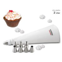 Weis Spritzbeutel-Set groß 2,0 ltr. mit 7...