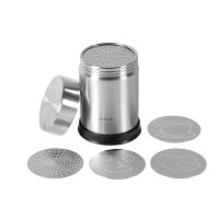 Westmark Dekorier- u. Kakaostreuer 4 Motive 10 cm Ø7 cm