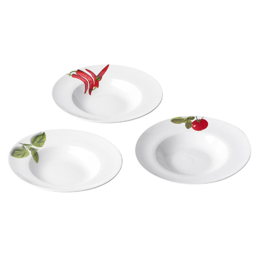 Pastateller Porzellan mit modernem Dekor 27 cm kaufen