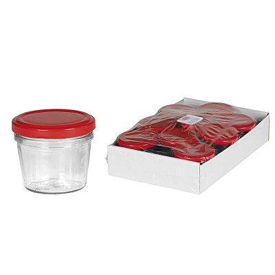 9er Set Einmachgläser Einkochgläser Sturzgläser 105 ml...