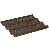 Lurch Flexiform Baguette 36x28,5 cm 3fach braun