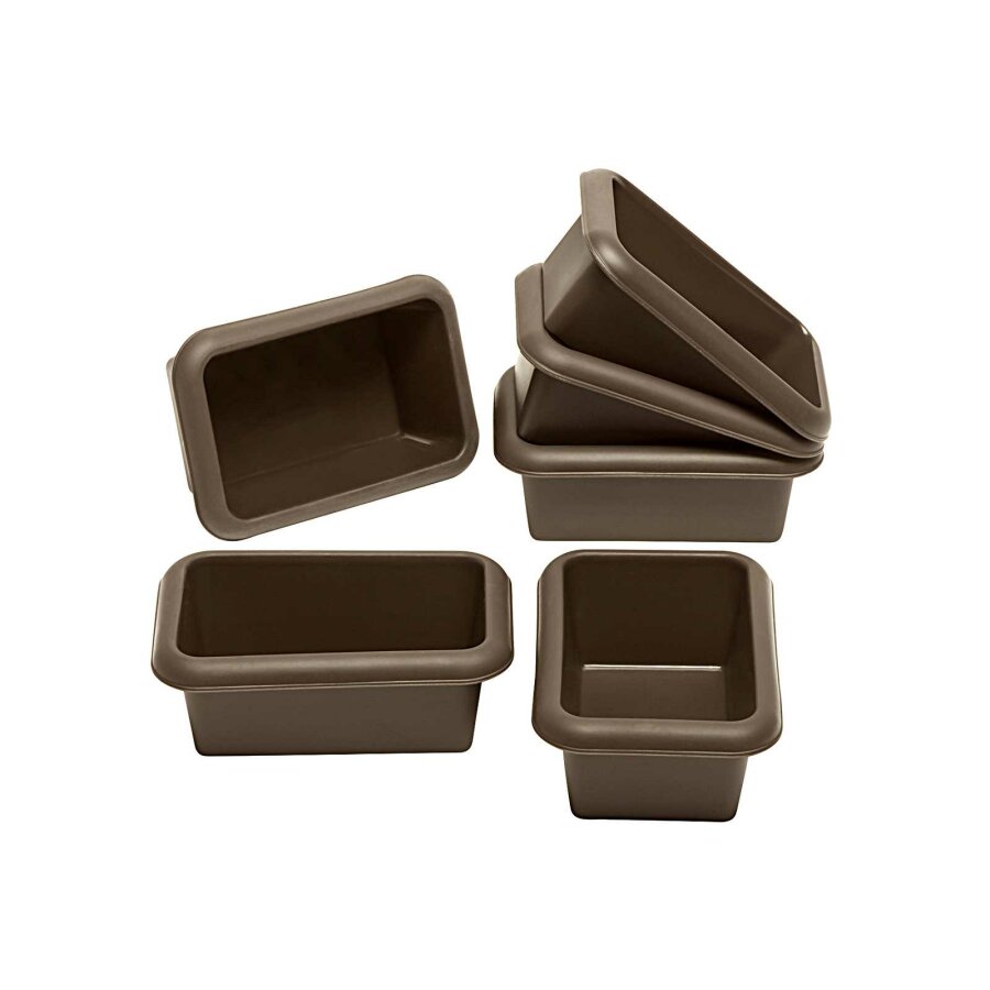 Lurch 85038 Teglia per pane FlexiForm, teglia per pane in silicone platino senza BPA, dimensioni interne 20 x 6 cm