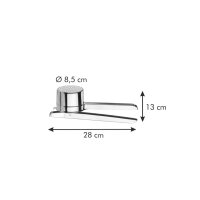 Tescoma GrandChef Kartoffelpresse Spätzlepresse 8,5 cm Edelstahl