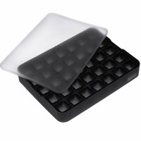 Lurch Eiswürfelformer Würfel 2x2cm schwarz...