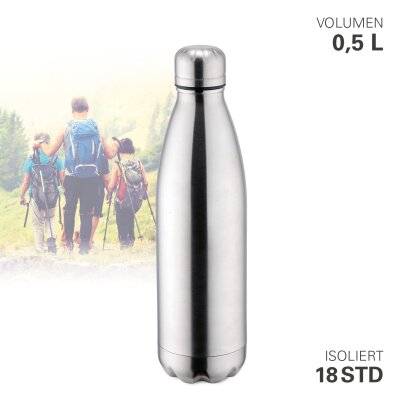 Weis Thermoflasche vakuumisoliert 500 ml