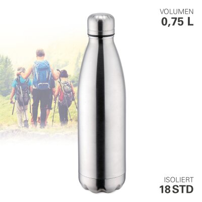 Weis Thermoflasche vakuumisoliert 750 ml