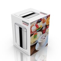 Weis Tisch-Abfallbehälter mit 1,5 ltr. Edelstahl