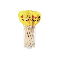 Zassenhaus Teigschaber Smiley sortiert 30,5 cm Buche Silikon