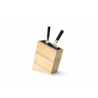Holz Messerblock mit flexiblem Einsatz 29 x 9 x 22 cm,...