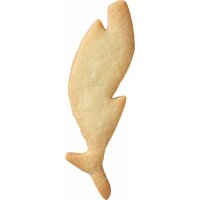 Birkmann Ausstechform Feder, Weißblech, 8 cm