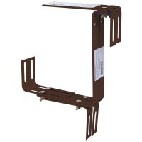 Geli Blumenkastenhalter Form C braun