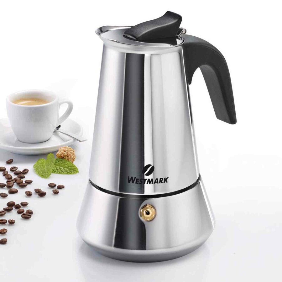 Westmark Espressokocher Brasilia Plus Edelstahl 6 Tassen