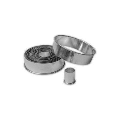 Städter Keksausstecher Ausstechform Dose 14 Ringe glatt