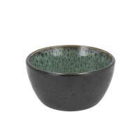 Bitz Schale Ø 12 cm Steingut schwarz/grün