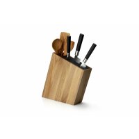 Holz Messerblock Eiche, 31 x 8 x 24,5 cm mit...