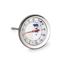 Weis Bratenthermometer groß Ø7,5 cm Edelstahl