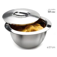 Weis Thermoschüssel mit Deckel Ø37 cm 7 ltr....