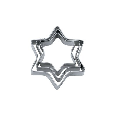 Städter Keksausstecher Ausstechform Stern-Satz Edelstahl