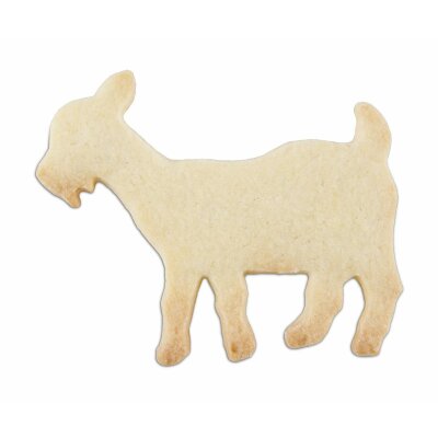 Städter Keksausstecher Ausstechform Ziege Weißblech 4.5cm - Kochgesch