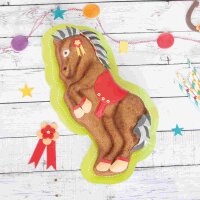 Städter Motivbackform Silver Star das Pferd 18x33 cm H 6 cm