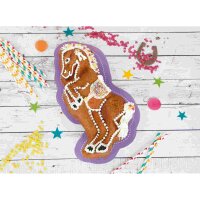 Städter Motivbackform Silver Star das Pferd 18x33 cm H 6 cm