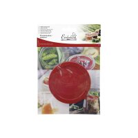 Dosen-Zentrale Silikondeckel Einkochwelt Ø80 mm rot