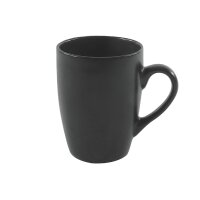 Hit Henkelbecher 340 ml Steingut schwarz