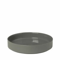 Blomus Tiefer Teller Pilar pewter Keramik H 4 cm Ø...