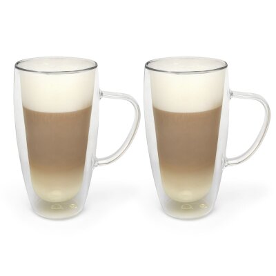 Capuccino & Latte Macchiato-Glas 400 ml 2er-Set