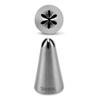 Städter Spritzbeuteltüllen Blüte 14 mm Edelstahl