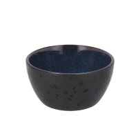 Bitz Schale Ø 12 cm Steingut schwarz/dunkelblau