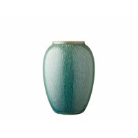 Bitz Vase Ø13x20 cm Steingut grün