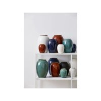 Bitz Vase Ø13x20 cm Steingut grün