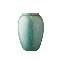 Bitz Vase Ø15,5x25 cm Steingut grün