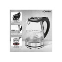 Bomann Wasserkocher WKS 6032 G CB 1,7 ltr.