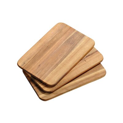 Kesper Frhstcksbrettchen 22x14 cm FSC-Bambus 3er-Set