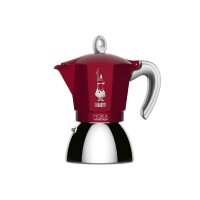 Bialetti Espressokocher New Moka Induction rot 6 Tassen