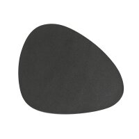 Zeller Present Tischset Curve Kunstleder 42x34 cm schwarz