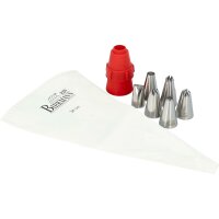 Birkmann Easy Baking Spritzbeutel-Set mit Adapter und 6...