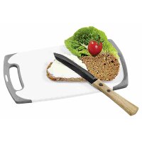 Kesper Tranchierbrett Rutsch-Stopp grau 25x15x1 cm