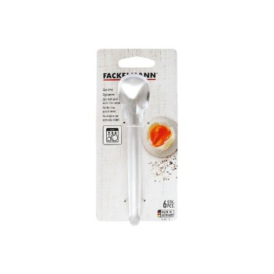 Fackelmann 6 Eierlöffel Kunststoff 14 cm transparent