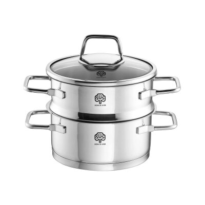 Schulte Ufer Alles-Dämpfer Wega Ø16 cm Edelstahl