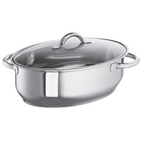 Schulte Ufer Sicht-Bräter mit Glasdeckel 34 cm 6,5...